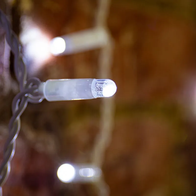 Гирлянда светодиодная Занавес 2х1,5м 300 LED БЕЛЫЙ белый ПВХ IP65 постоянное свечение 230В нужен блок 303-500-1 NEON-NIGHT - Фото 5