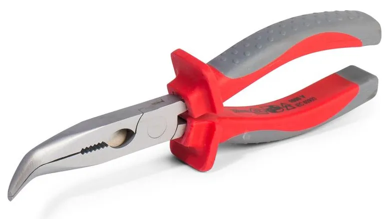 Длинногубцы изогнутые изолированные "Стандарт" 200 мм до 1000В, 60473  ELC0200057696