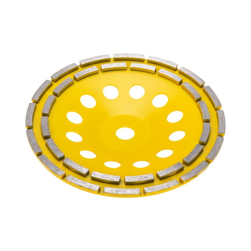 Чашка алмазная шлифовальная, двухрядная, 230х22,2мм KRANZ