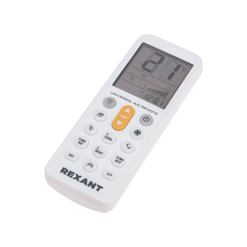 Пульт универсальный для кондиционеров (RX-102AII) REXANT - Фото 3