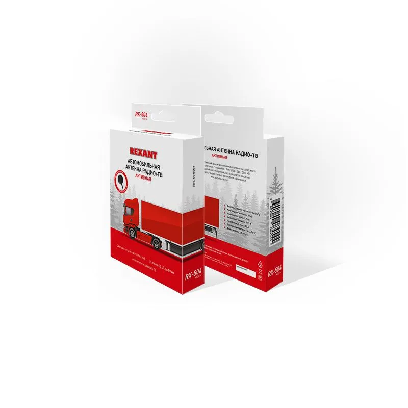 Антенна автомобильная внутрисалонная (радио + ТВ), активная, модель RX-504 REXANT - Фото 2