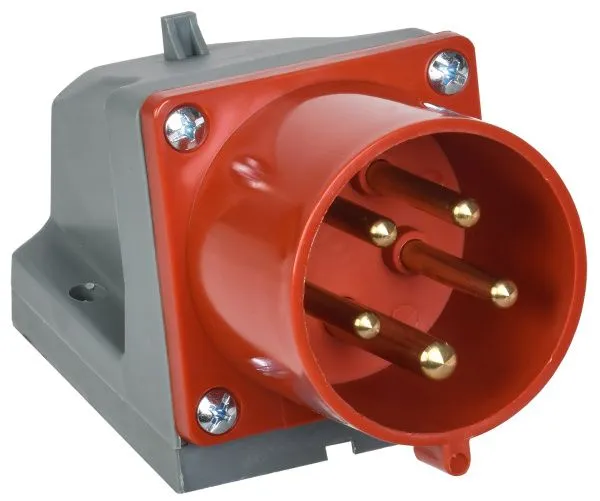 Вилка стационарная ССИ-525 3Р+РЕ+N 32А 380-415В IP44 IEK 