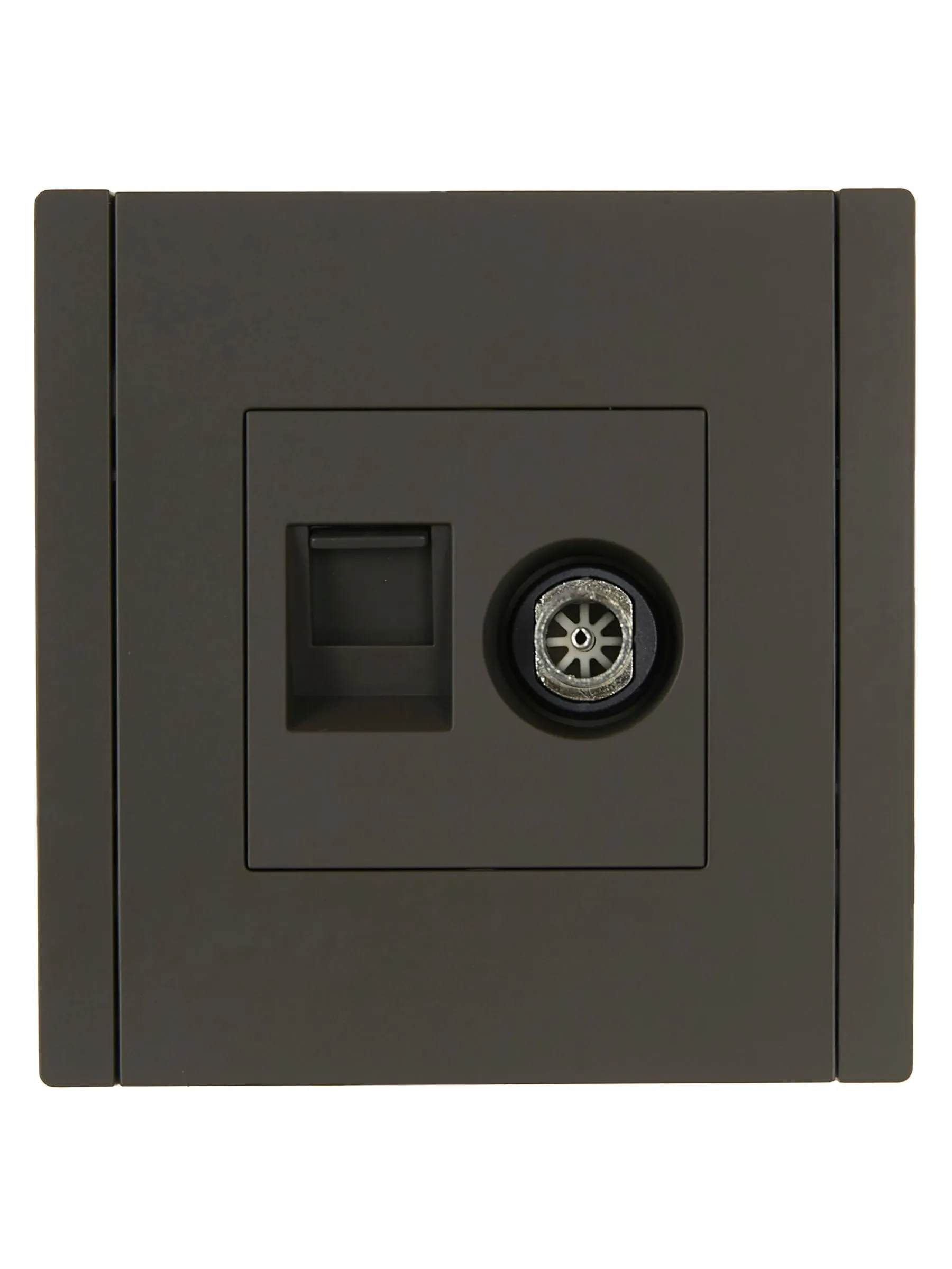 FORTE&PIANO Розетка двойная TV+RJ45 кат.6 FP337 серый IEK - Фото 5