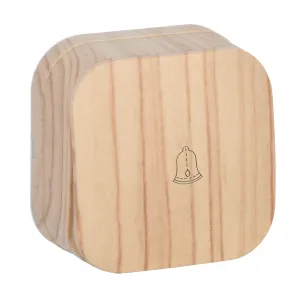 GLORY Выключатель 1-клавишный для открытой установки самовозвратный 10А ВСс20-1-0-ХС сосна IEK 