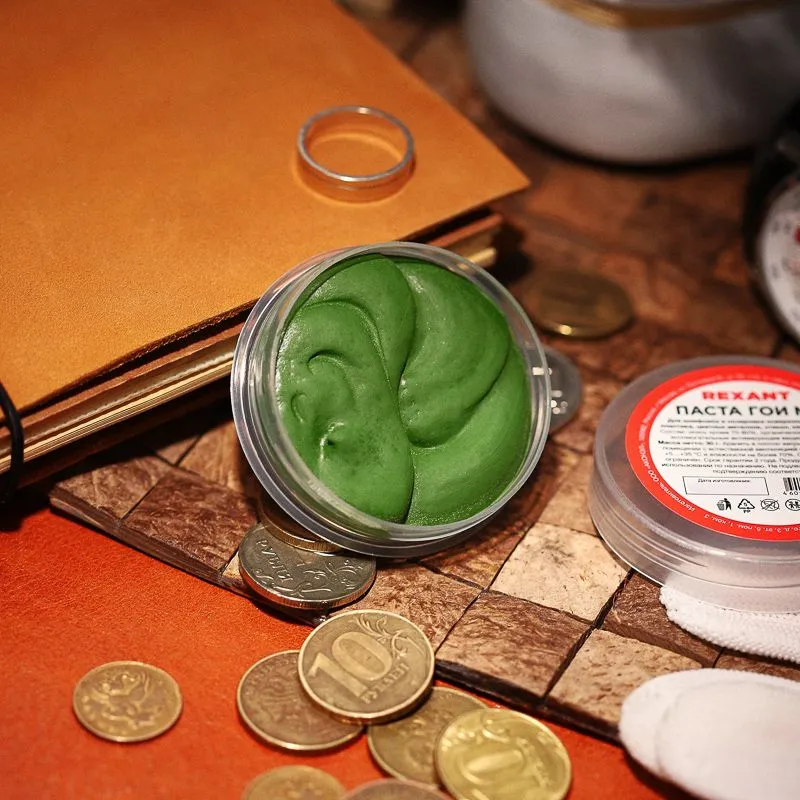 Паста ГОИ полировальная № 3, 30г, баночка REXANT - Фото 2