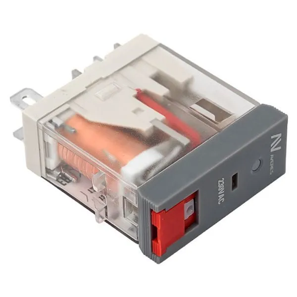 Реле промежуточное с кнопкой и мех. Индикацией RPAt 25/1 12A 230В AC EKF - Фото 5