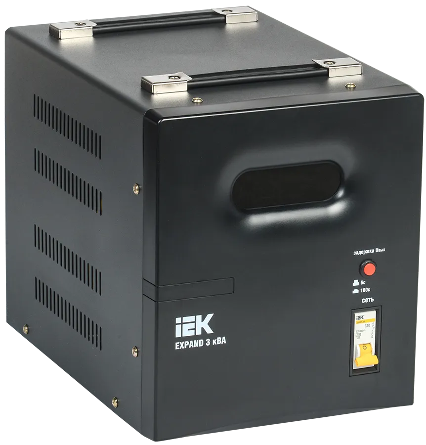 Стабилизатор напряжения переносной EXPAND 3кВА IEK