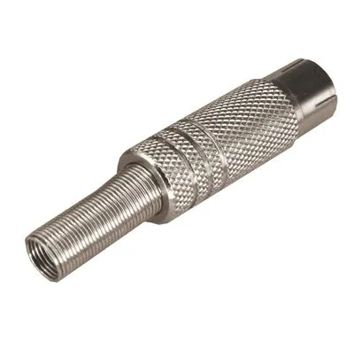 TV-разъем гнездо никелированный c пружиной PROconnect - Фото 2