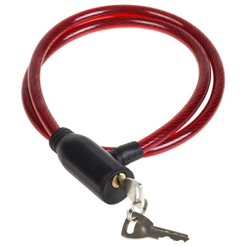 Тросовый замок 80 см красный ЧЕТЫРЕ СЕЗОНА - Фото 2