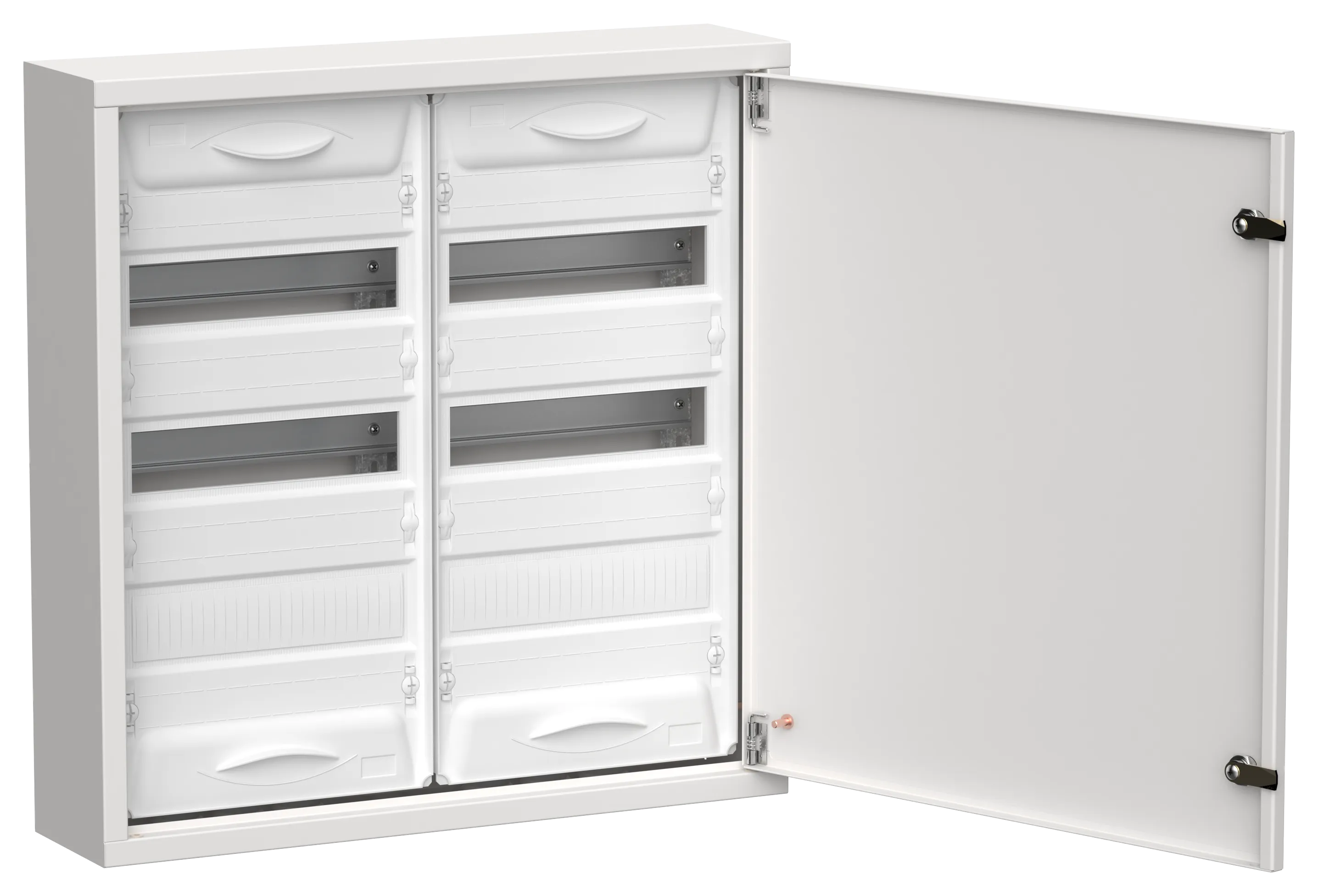 TITAN 5 Корпус металлический ЩРн-72 (2х36) 585х570х140мм IP31 белый (одна дверь) IEK