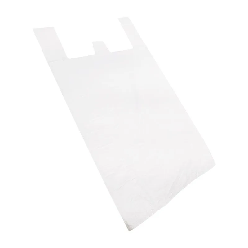 Пакет майка ПНД 30+16*60, 15мкм белая (100шт./уп) 61-0205-1