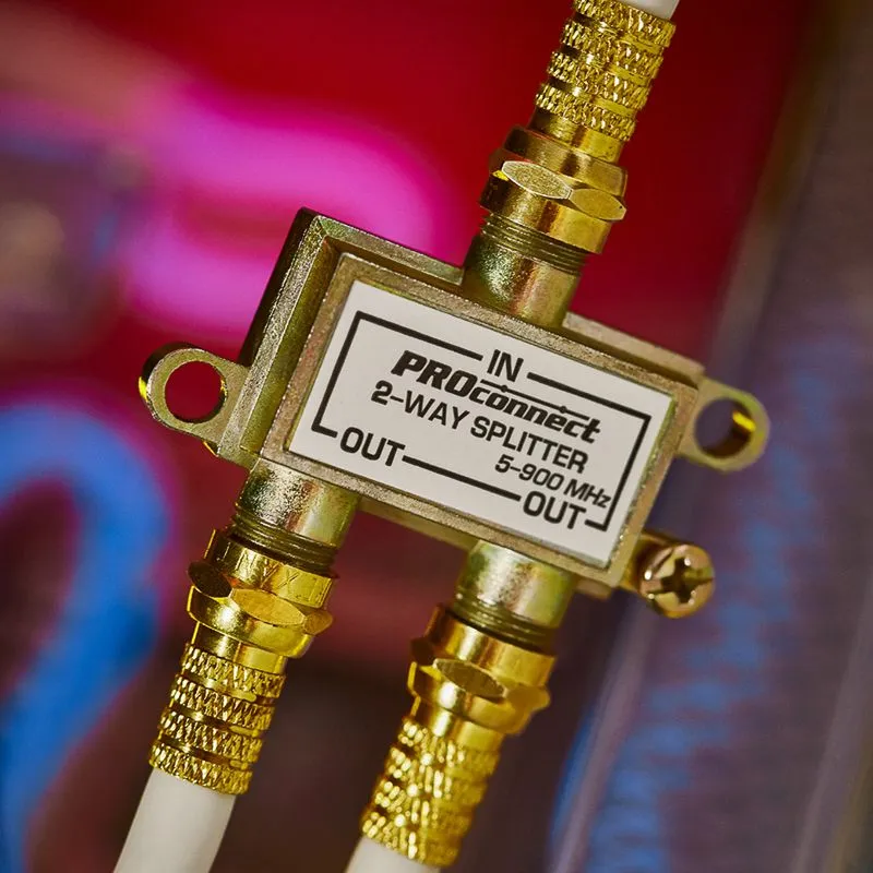 Делитель ТВх2 под F-разъем, 5-900МГц PROconnect - Фото 2