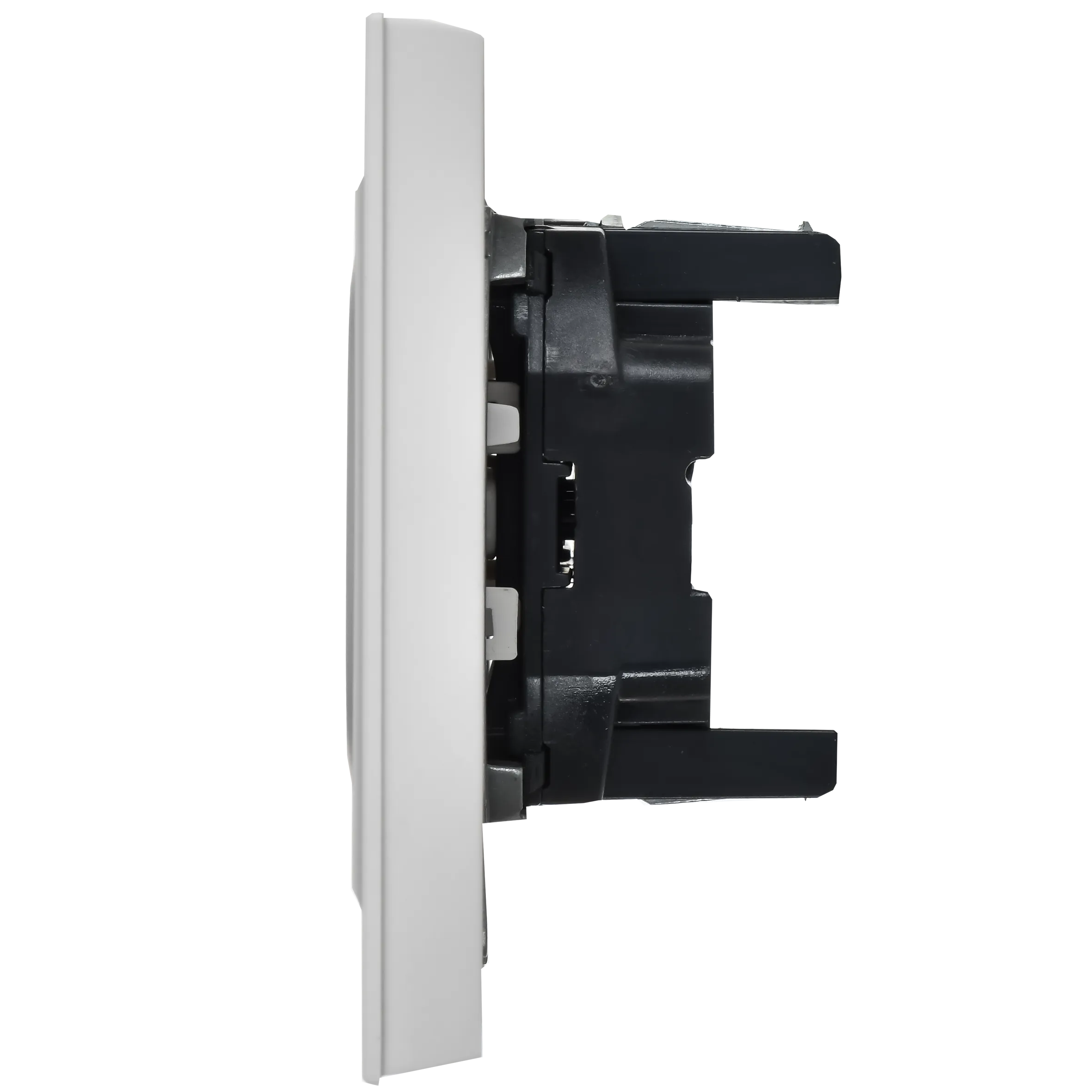 BRITE Розетка 2-местная без заземления без защитных шторок 10А в сборе РС12-2-БрАБ арктический белый IEK - Фото 6