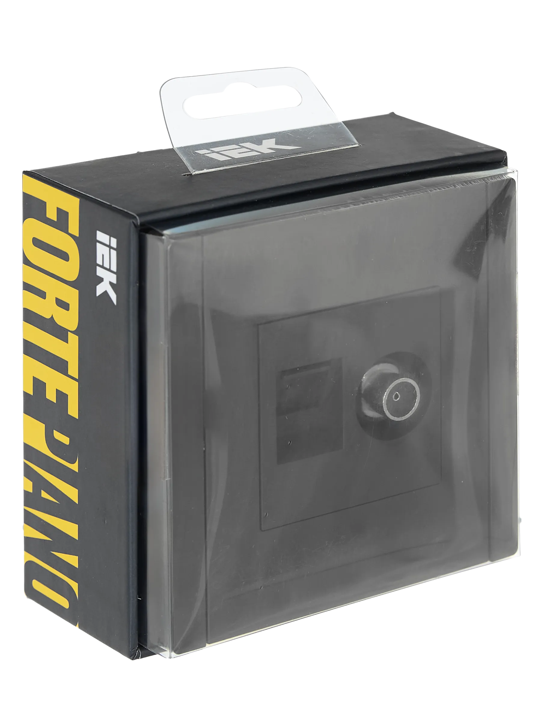 FORTE&PIANO Розетка двойная TV+RJ45 кат.5E FP336 серый IEK - Фото 2