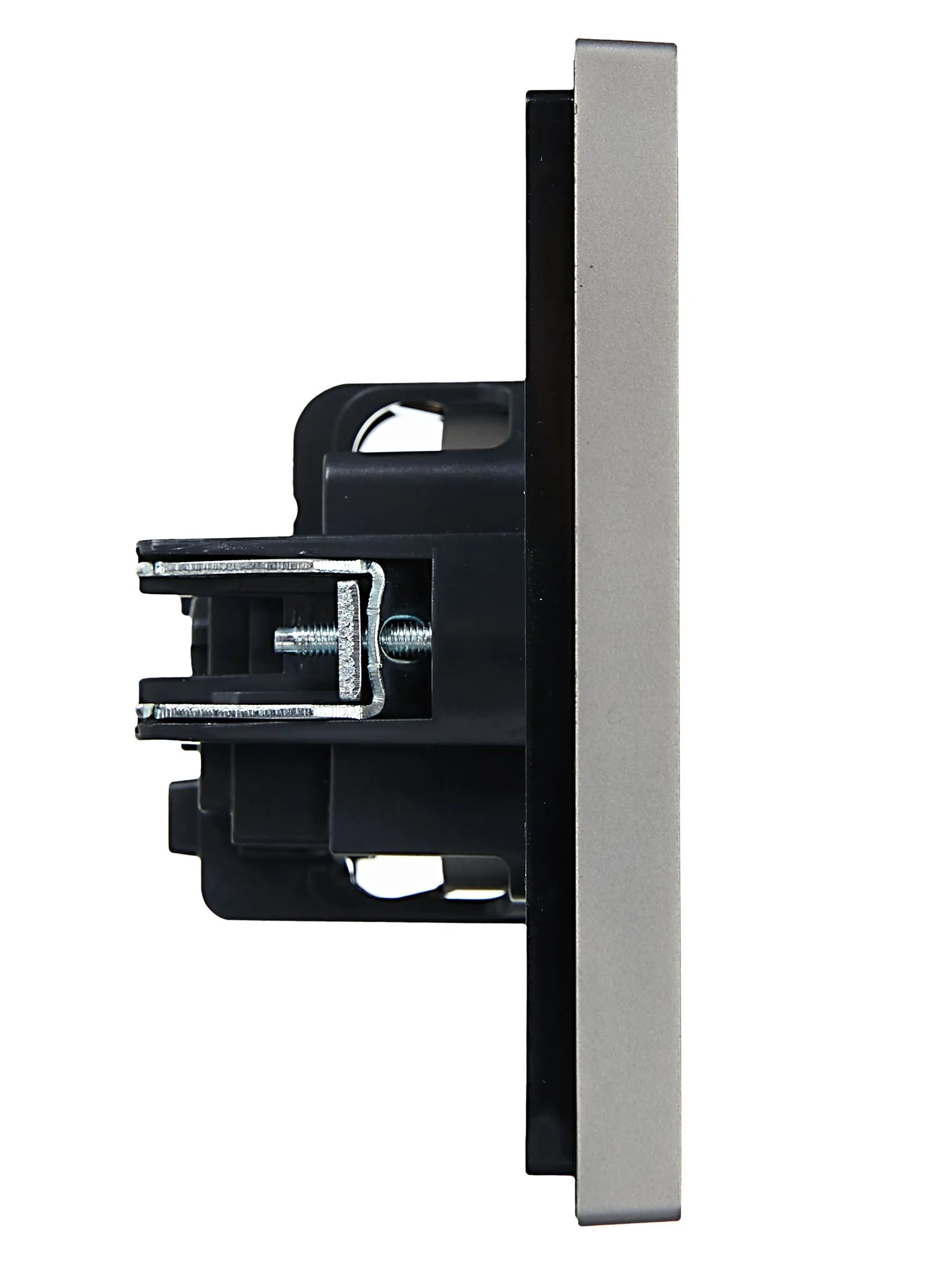 FORTE&PIANO Розетка 1-местная с заземлением без защитных шторок винтовое крепление 16А FP516 сталь IEK - Фото 6