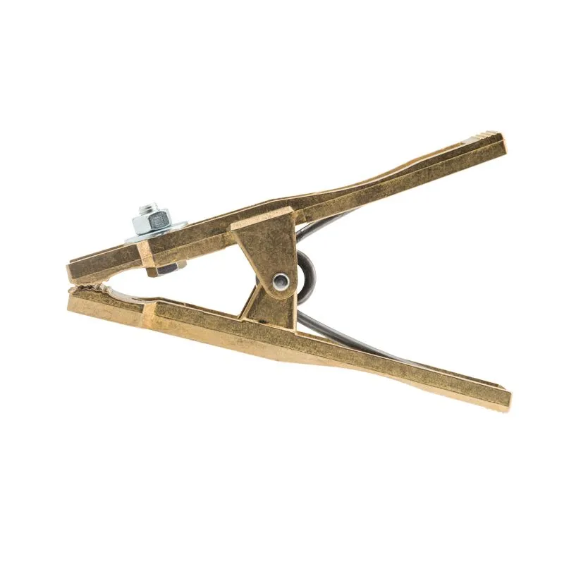 Зажим «крокодил» 315 А 170 мм для сварки (латунь) САТУРН Профи РОССИЯ - Фото 3