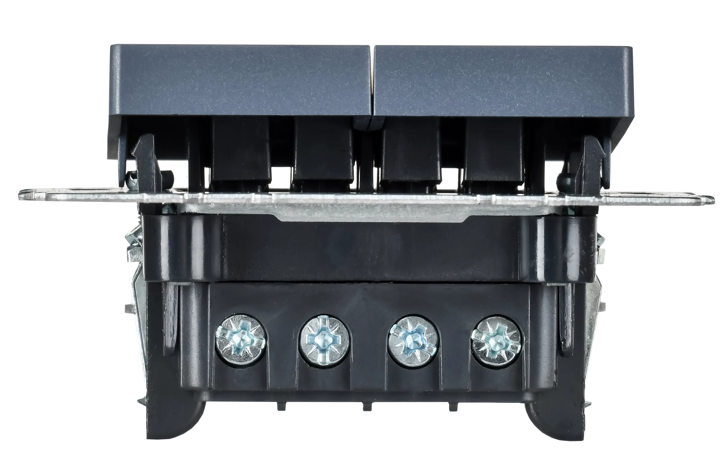 BRITE Выключатель 2-клавишный перекрестный 10А ВС10-2-3-БрМ маренго IEK - Фото 5