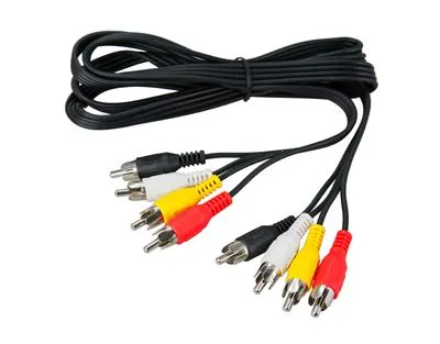 Шнур 4 RCA - 4 RCA, 1,5м, черный REXANT - Фото 2