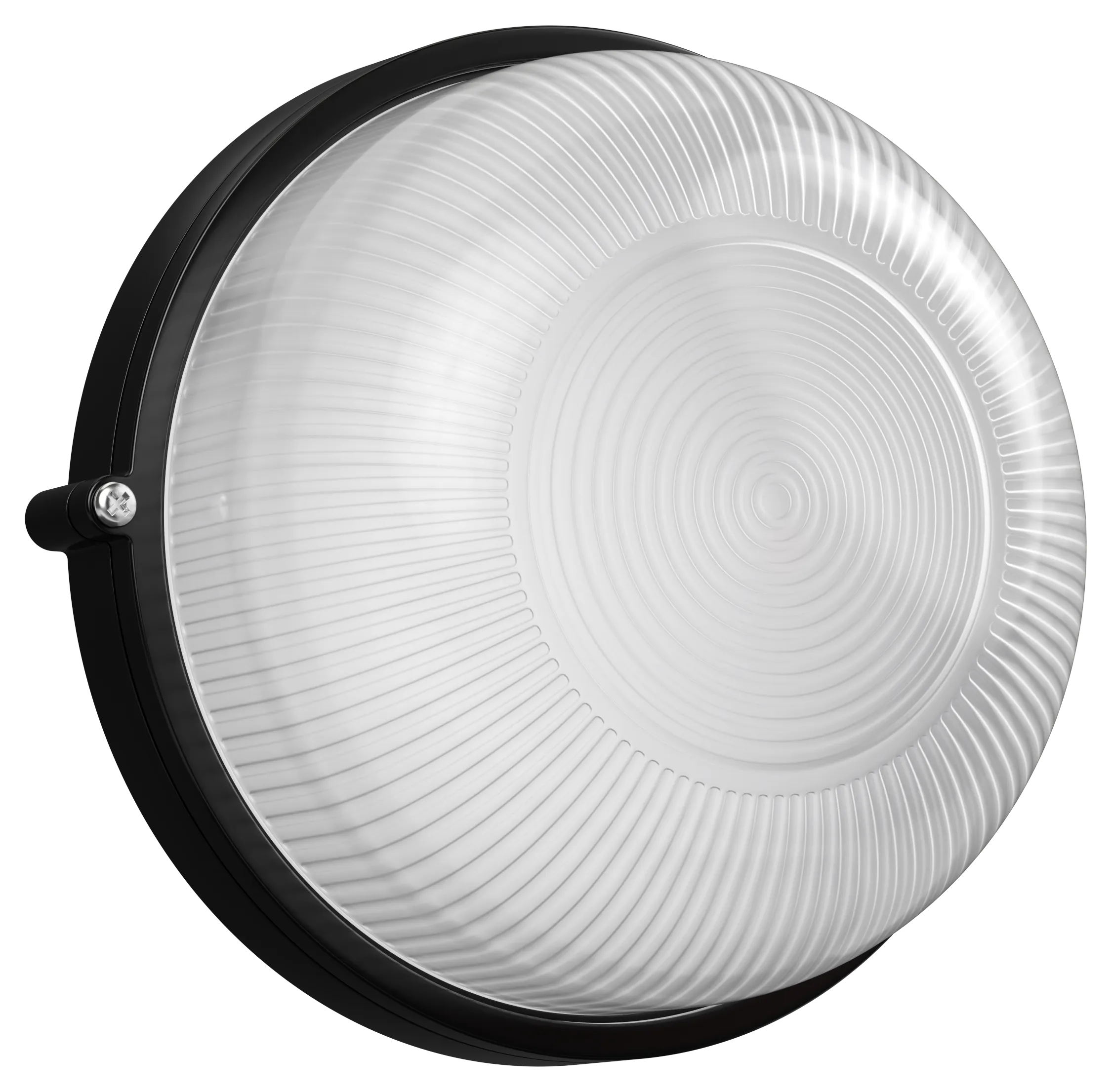 Светильник НПП1301 круг 60Вт IP54 черный IEK