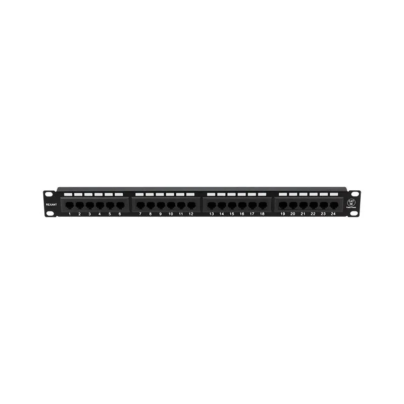 Панель коммутационная 19", 1U, 24 порта, UTP, RJ-45, CAT 5e REXANT - Фото 2