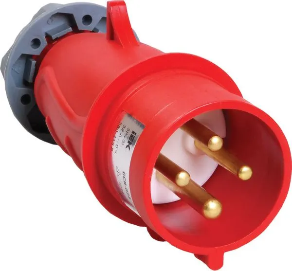 MAGNUM Вилка переносная ССИ-024 32А-6ч/380-415В 3P+PE IP44 IEK 