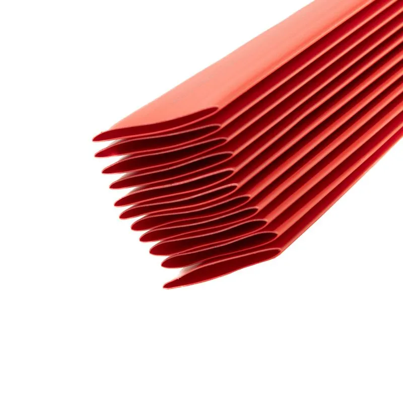 Трубка термоусаживаемая ТУТ нг 20,0/10,0мм, красная, упаковка 10 шт. по 1м REXANT - Фото 4