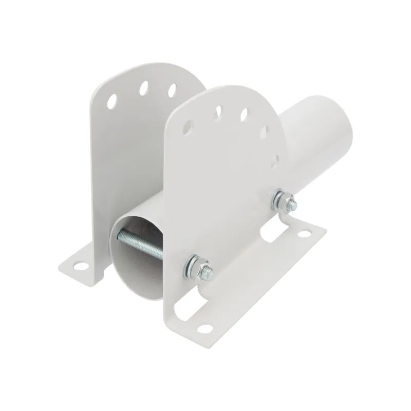 Кронштейн накладной / под бандажную ленту с переменным углом белый (230х150х150, Ø 51) REXANT  арт.607-300; 607-301;607-303