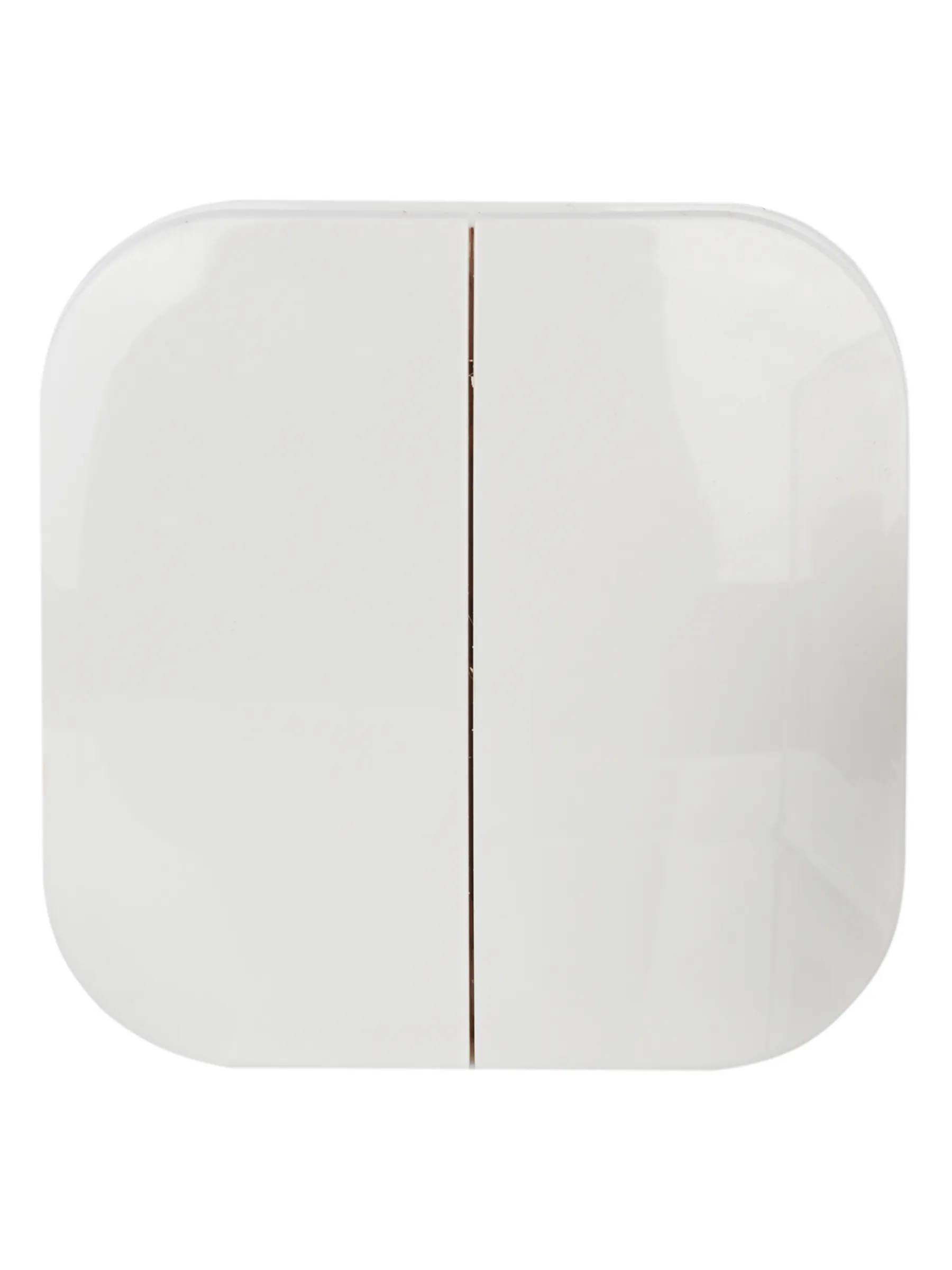 GLORY Выключатель 2-клавишный для открытой установки 10А ВС20-2-0-ХБ белый IEK - Фото 3