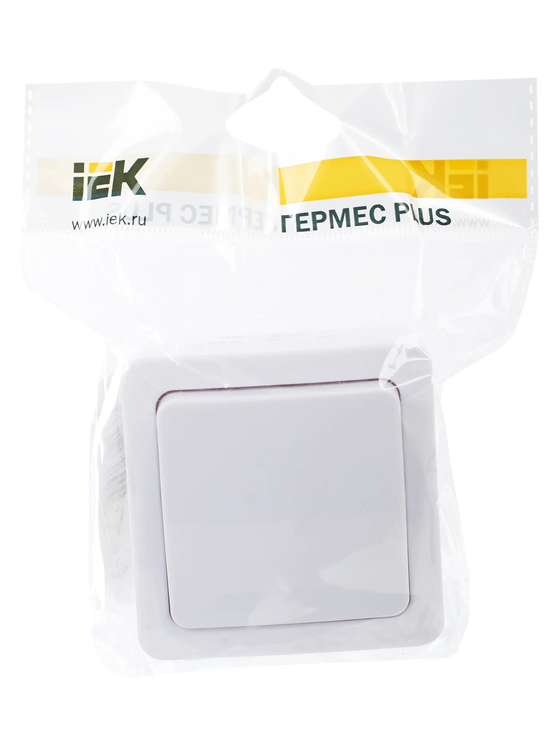 Выключатель 1-клавишный для открытой установки проходной ВСп20-1-0-ГПБ IP54 ГЕРМЕС PLUS (цвет клавиши: белый) IEK - Фото 5