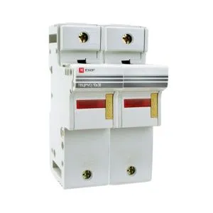 Предохранитель-разъединитель для ПВЦ 10x38 2P (с индик.) EKF