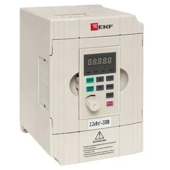Преобразователь частоты 2,2/4кВт 1х230В VECTOR-100 EKF