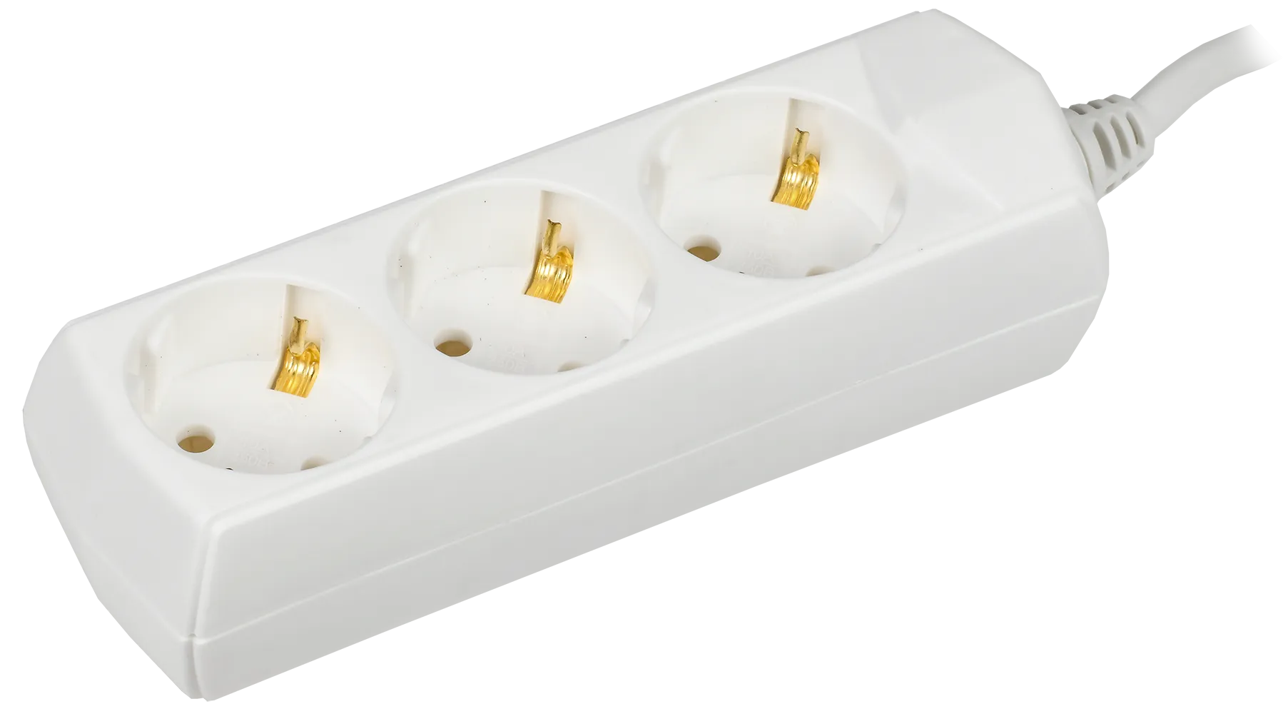 Удлинитель У03 3 места с заземлением 1,5м 3х1мм2 10А/250В GENERICA WYP10-10-03-D15-Z-G