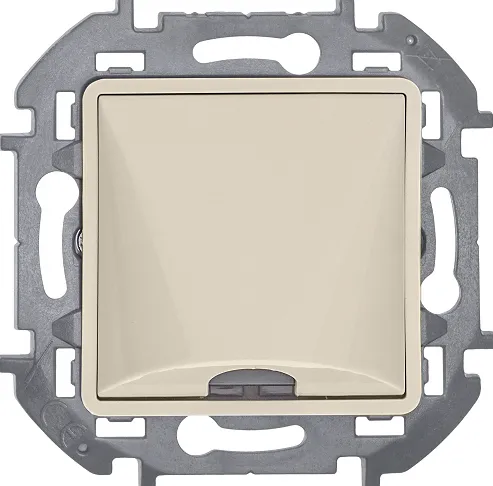 INSPIRIA Вывод кабеля с зажимом для кабеля слоновая кость