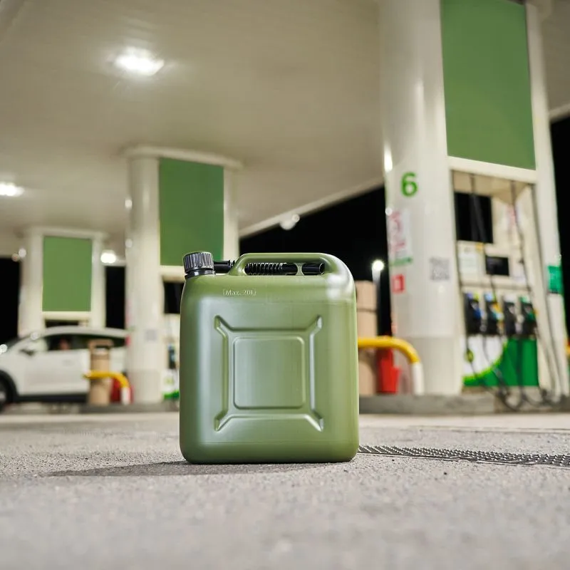 Канистра для ГСМ и технических жидкостей, вертикальная, 20л, пластиковая, усиленная REXANT - Фото 2