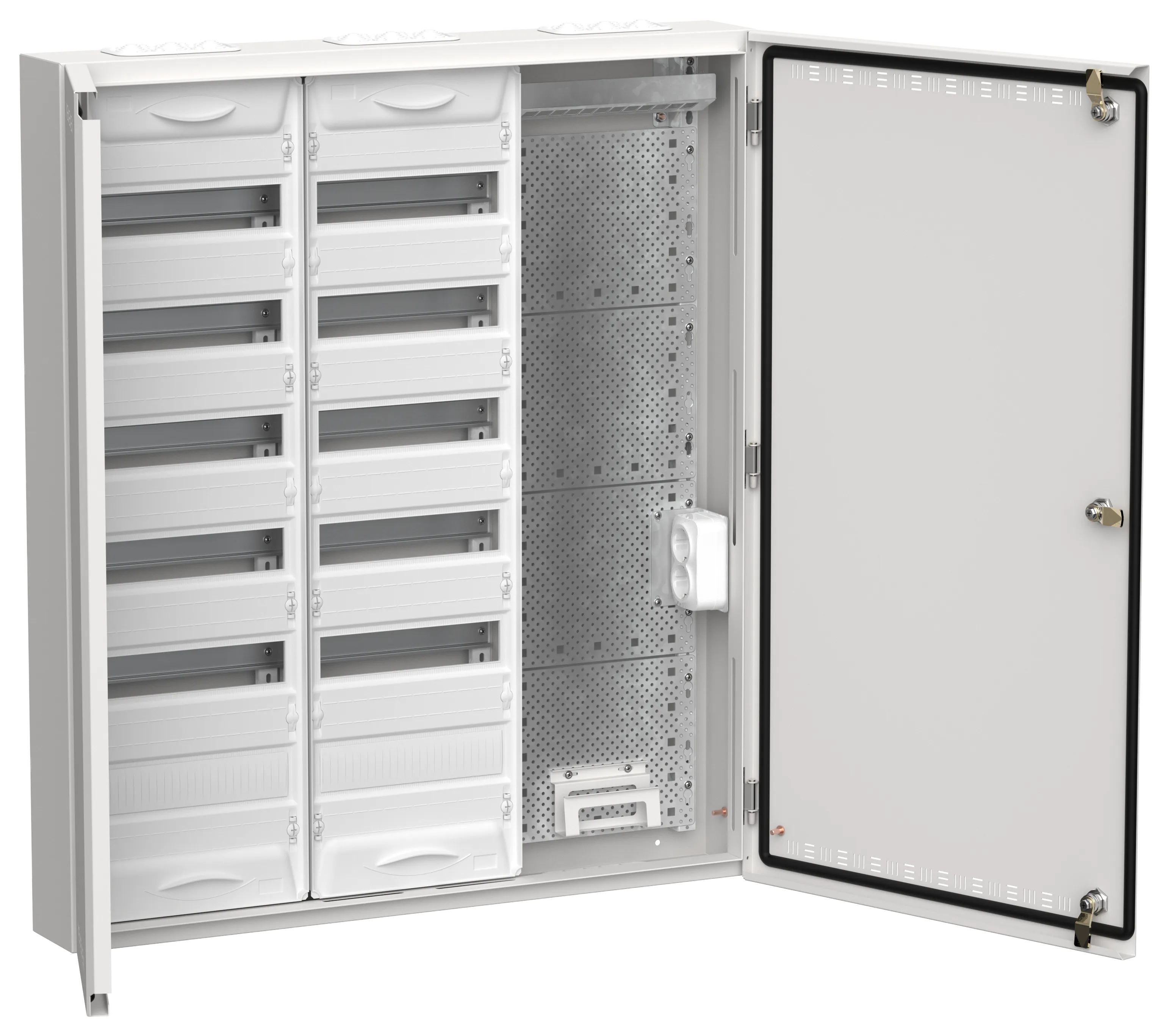 TITAN 5 Корпус комбинированный ЩРн-144 (3х72) 960х830х140мм IP30 белый IEK