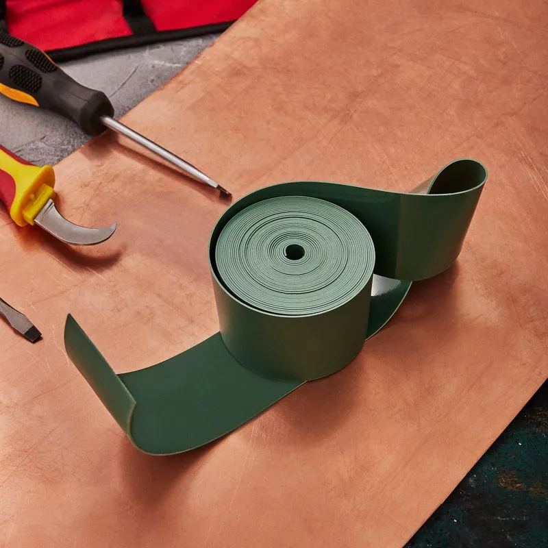 Термоусаживаемая лента с клеевым слоем 50х0,8 мм, зеленая, ролик 5м, ТЛ-0,8 REXANT - Фото 2