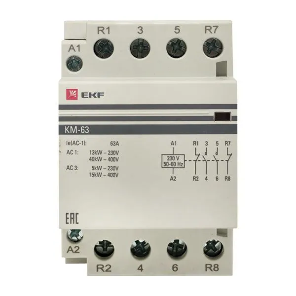 КМ 63А 2NО+2NC (3 мод.) EKF - Фото 5