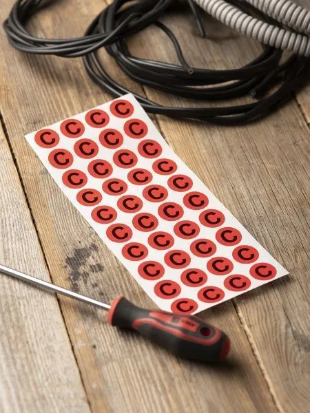 Наклейка "C" (d20) EKF PROxima - Фото 4