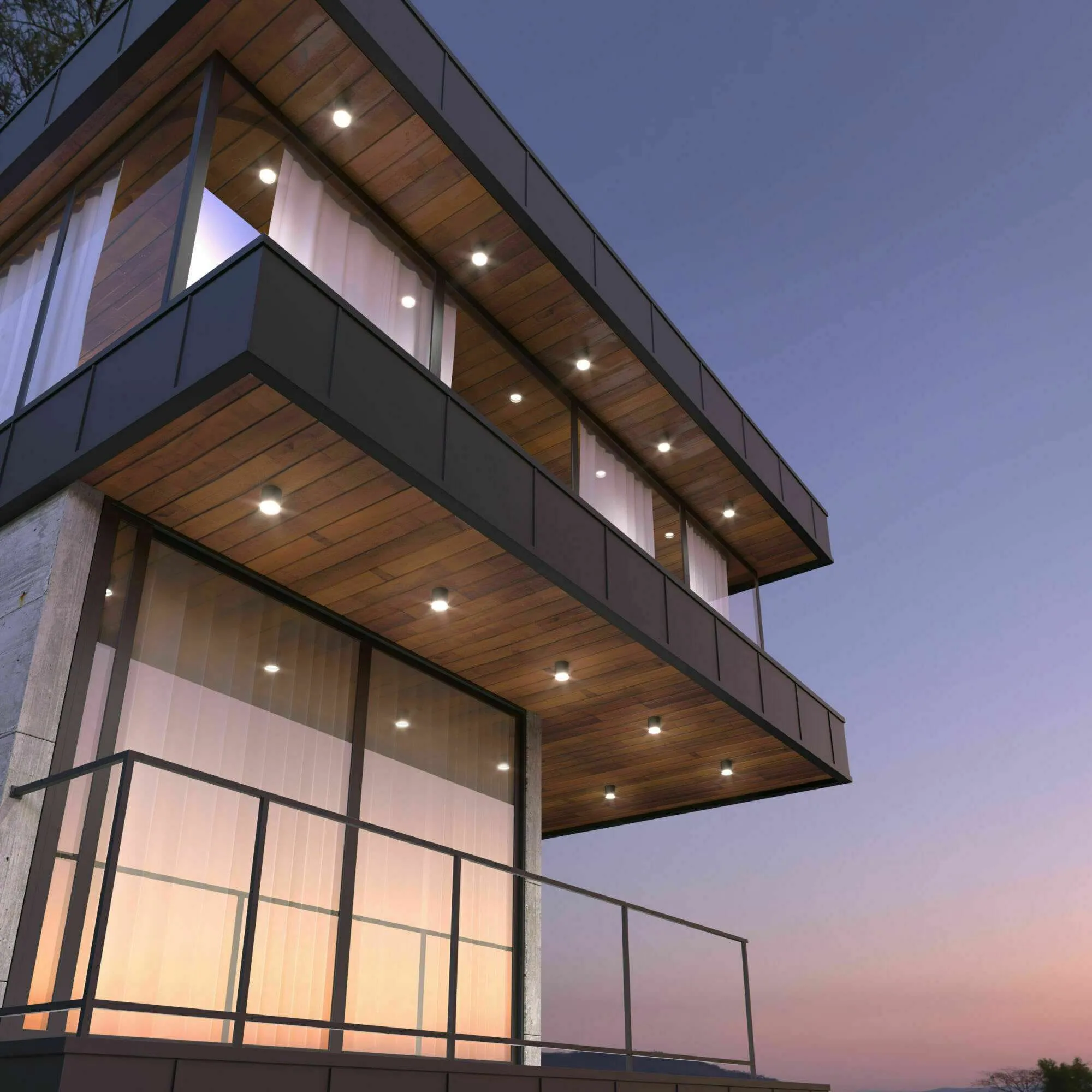 Светильник уличный потолочный Light LED 2105 IP54 35132/H серый Elektrostandard