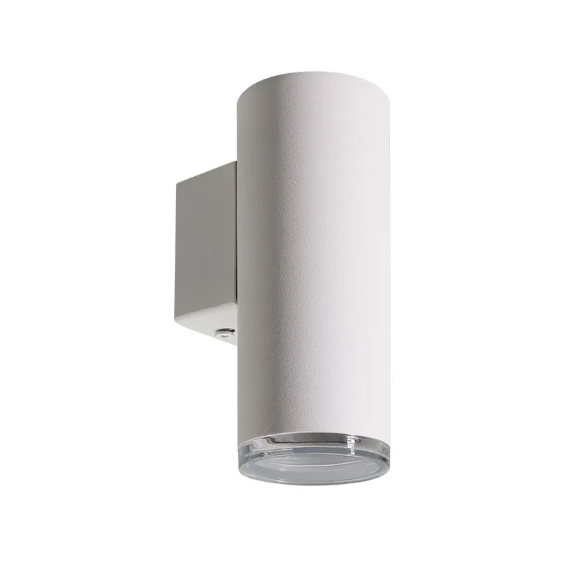 Настенный светильник WOLTA WSL-GU10/W14W AQUA под лампу GU10 IP44 Белый матовый φ55*145*80mm