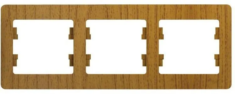 Рамка 3-м Glossa горизонт. дерево дуб SE GSL000503