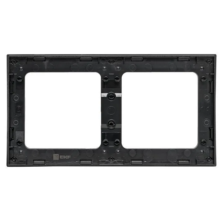 Стокгольм Рамка 2-местная черная EKF - Фото 3