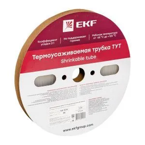 ТУТ 12/6 прозрачная рулон EKF tut-12-tr