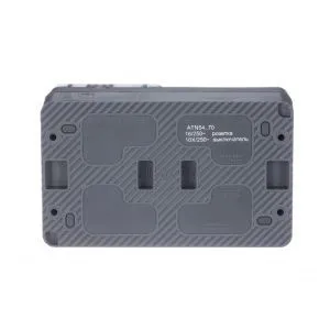 Блок ОП AtlasDesign Profi54 (розетка 16А 250В с заземл. защ. шторки + 1-кл. выкл. 10А) IP54 антрацит SE ATN544070 1616140