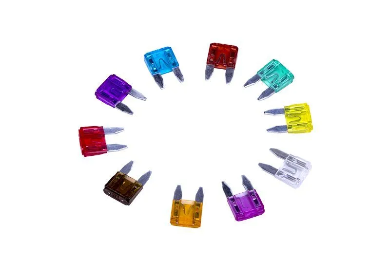 Набор автомобильных предохранителей Мини, в пластиковой коробке (100 шт) REXANT 80-7023