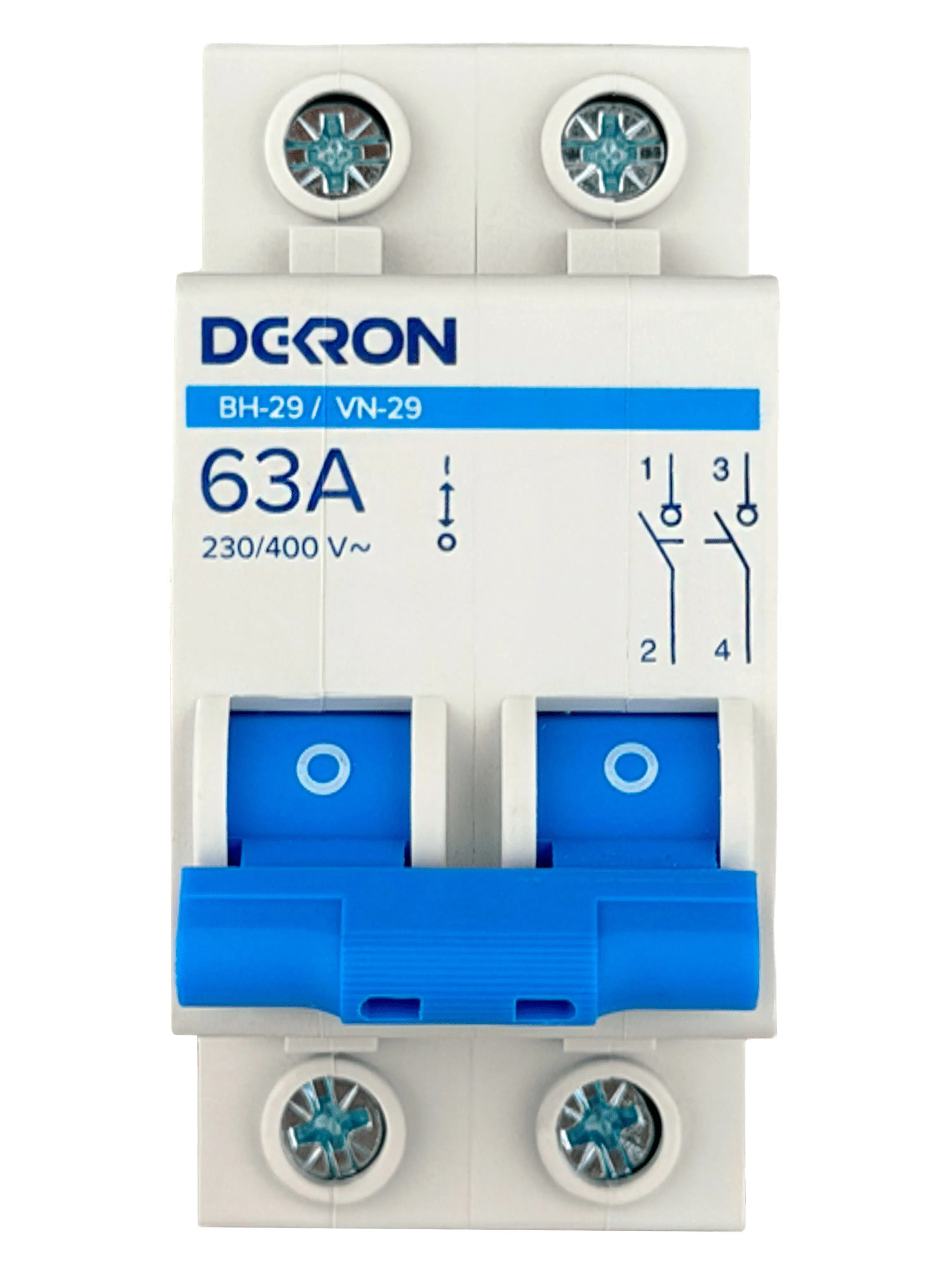 Выключатель нагрузки ВН-29 2P 63А is29-2-63-dek