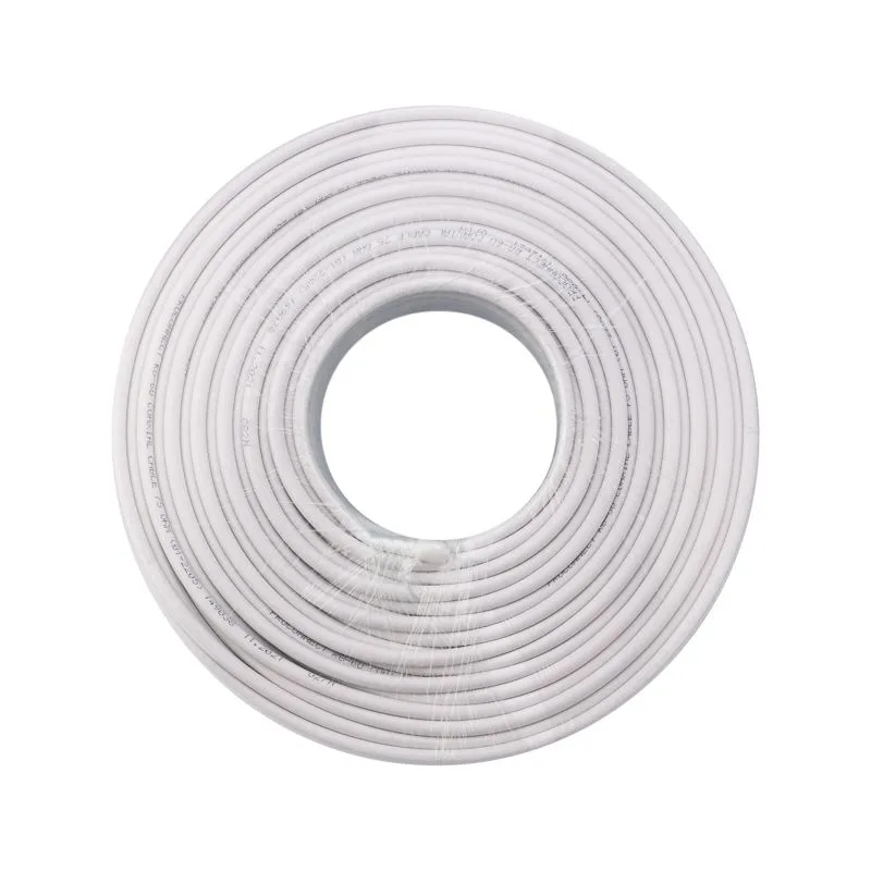 Кабель коаксиальный RG-6U, 75Ом, CCS/Al/Al, 48%, 100м, INDOOR, белый PROconnect - Фото 4