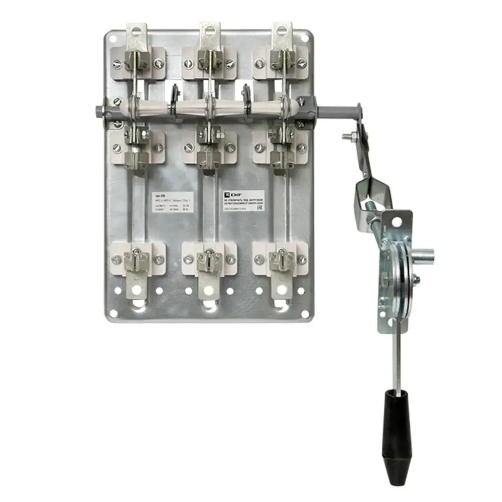 Разъединитель-предохранитель РПС-2 250А левый привод, без ППН EKF Basic rps-r-250l