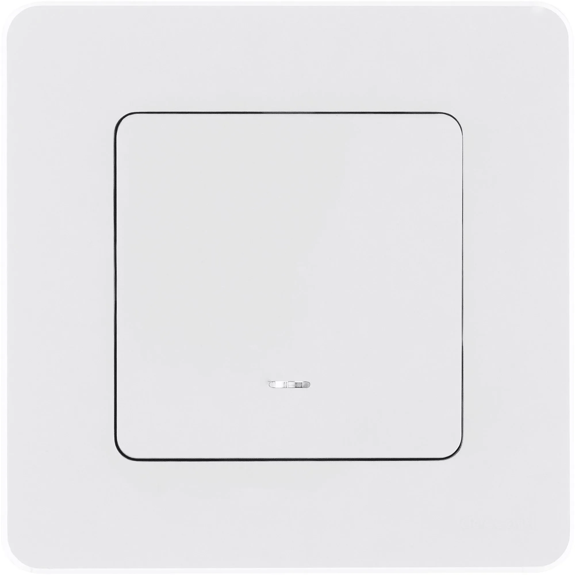 INSPIRIA Выключатель 1-клавишный с подсветкой/индикацией схема 1L 10АХ безвинтовые зажимы белый - Фото 8