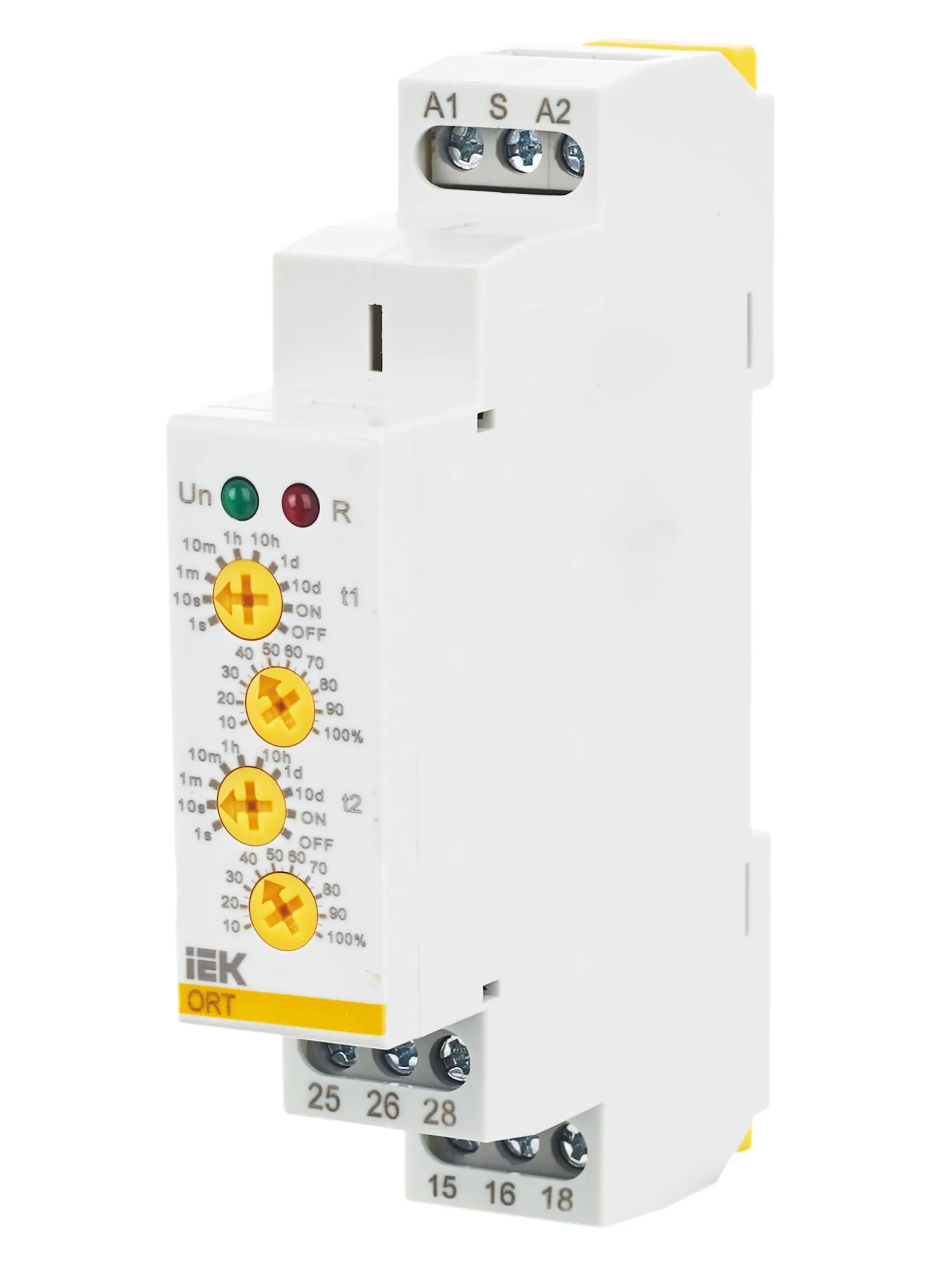 Реле времени ORT 2 контакта 2 уставки 230В AC IEK - Фото 4